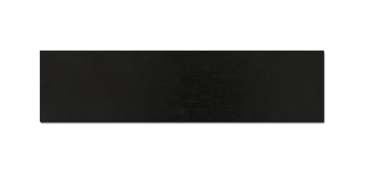 Jaluzea de lemn Abachi 50 mm — Negru cu fibră vizibilă (19NM)