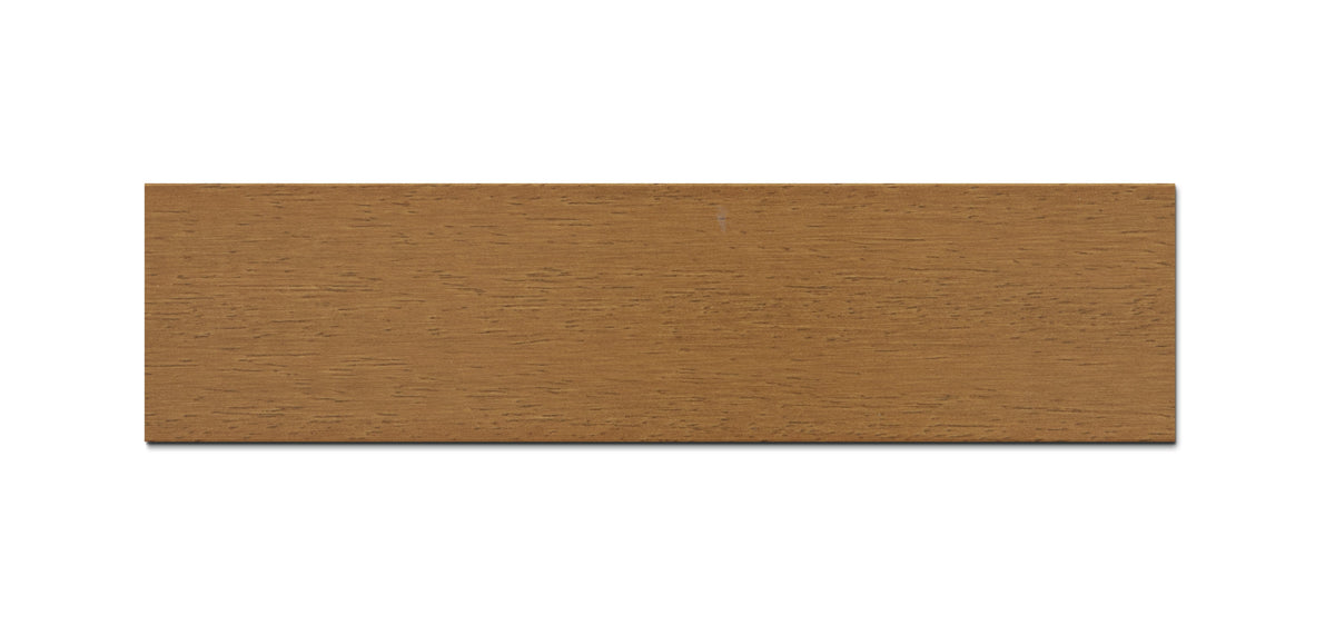 Holzjalousie Abachi 50 mm – Braun gemasert, nach Maß (31NM)