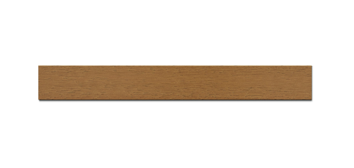 Wooden Blind Abachi 25 mm - Brown grained, made to measure (31NS)