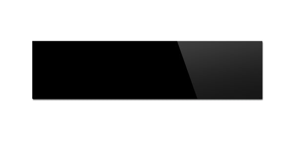 Wooden Blind MODERN 50 mm - Black glossy, made to measure (35MM)
