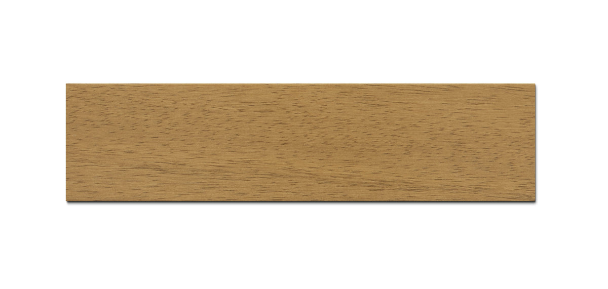 Holzjalousie Abachi 50 mm – Braun gemasert, nach Maß (68NM)
