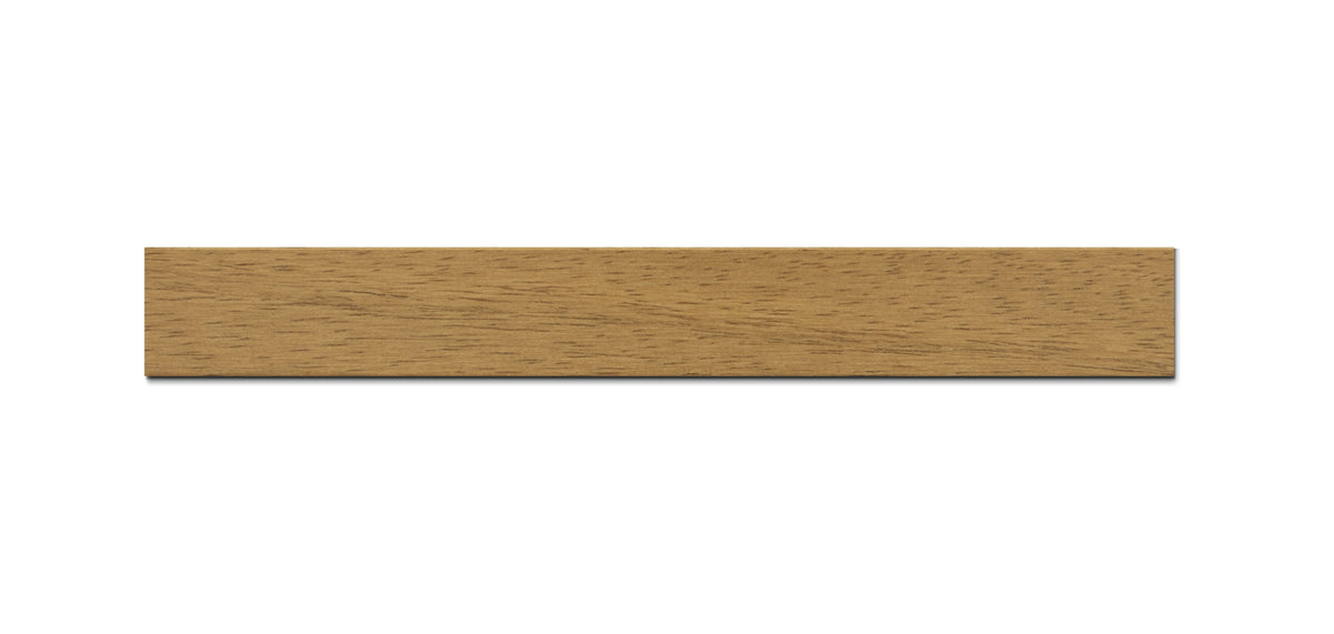 Wooden Blind Abachi 25 mm - Brown grained, made to measure (68NS)